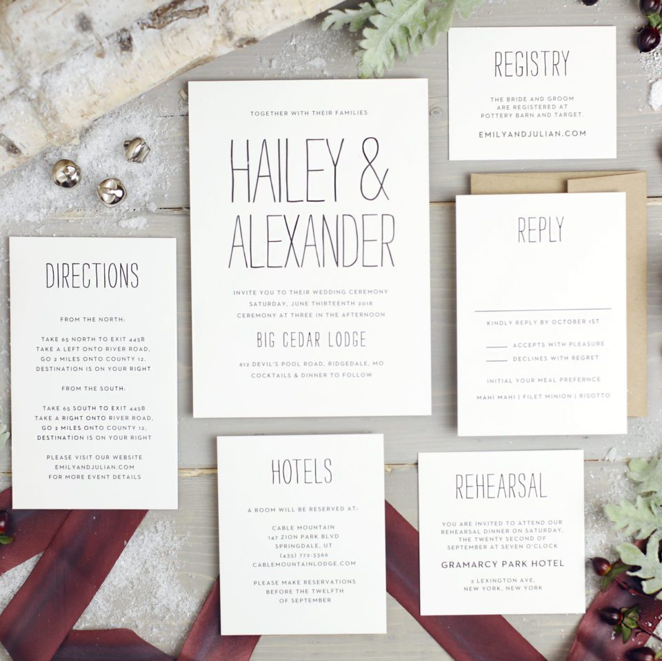 5 Tips for Choosing Your Wedding Stationery Powered by Basic Invite