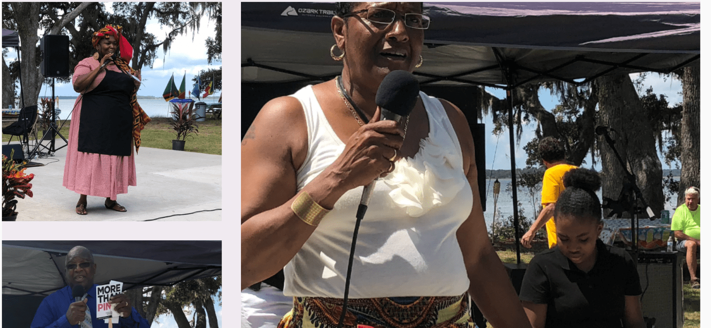 Lands End Woodland: 300 Acres of Land Preserves Heritage and History of Black Land Ownership Through Cultural Events and More - A man and a woman taking a selfie - Public space