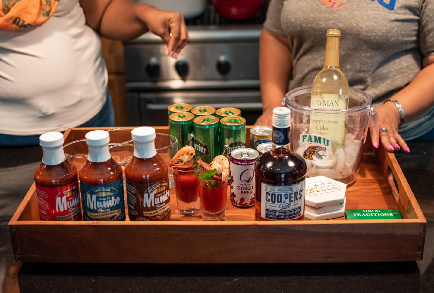 HBCU Tailgate at Home: Bar Cart Inspiration with Heritage