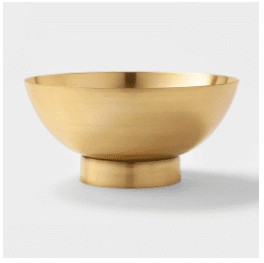 16.1″” x 8.2″” Decorative Brass Bowl Gold – Project 62